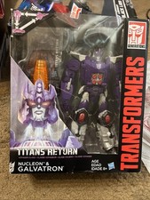 Transformers Generations Titans Return Voyager Class Galvatron & Nucleon NIB HTF
