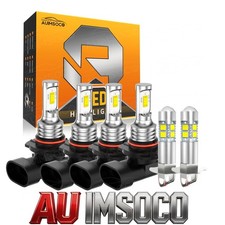 For Isuzu Axiom 2002-2004 6X 6000K Front LED Headlights + Fog Light Bulbs Kit