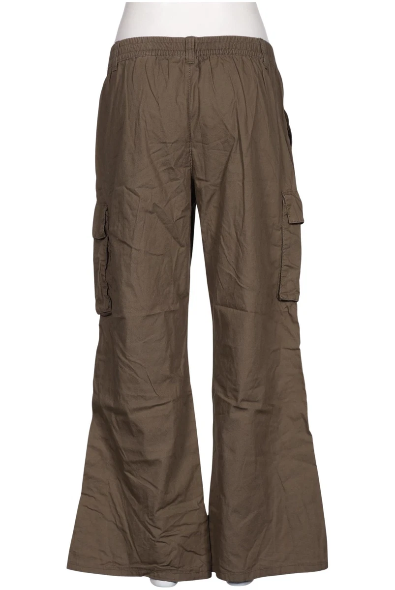 Pantalones de tela para mujer H&M T. 40 algodón marrón #mn49ien