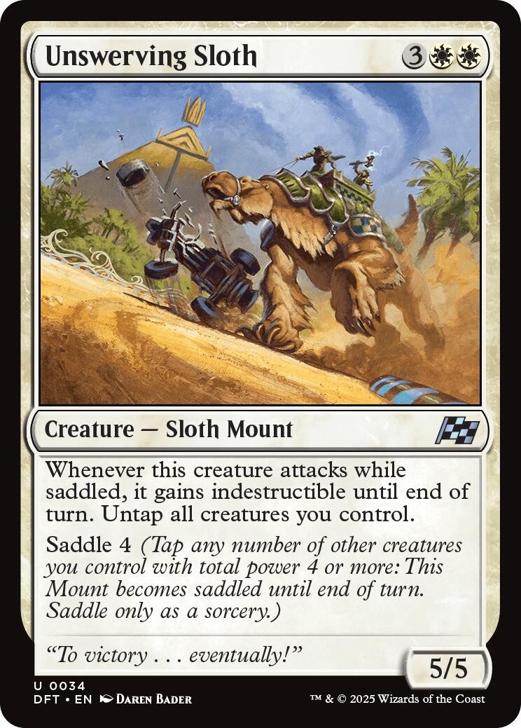 Unswerving Sloth Normal [DFT - 34] NM MagicAetherdrift