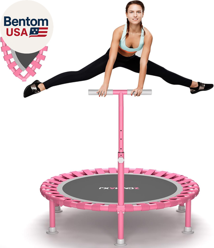 Foldable Mini Trampoline, 40" Rebounder Trampoline for Adults & Kids, 450Lbs Cap - Picture 12 of 12