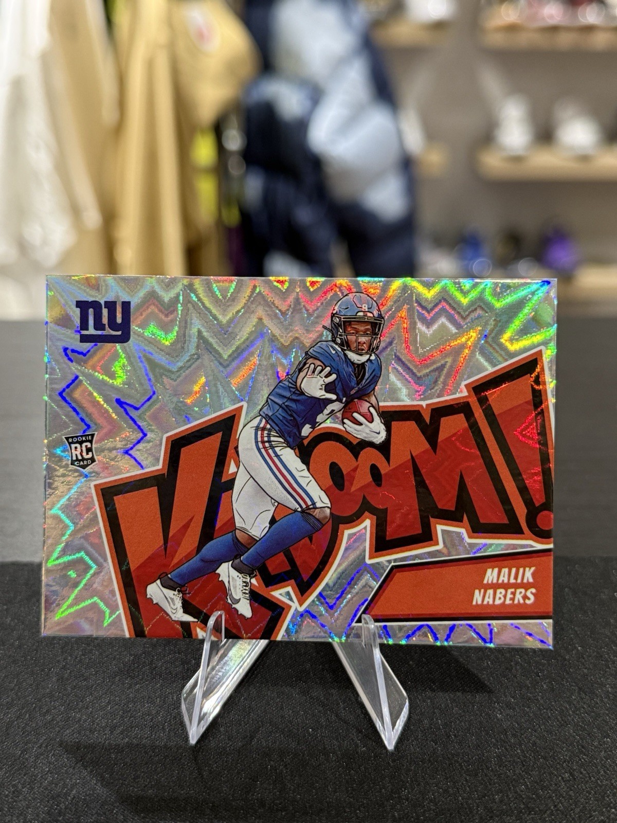 2024 Panini Absolute - Kaboom! Horizontal Malik Nabers #6 (RC) - Giants RARE SSP