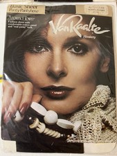 VINTAGE 1978 Vantage Hosiery-Seamless Panty Hose  8 pairs QUEEN SHORT OFF BLACK