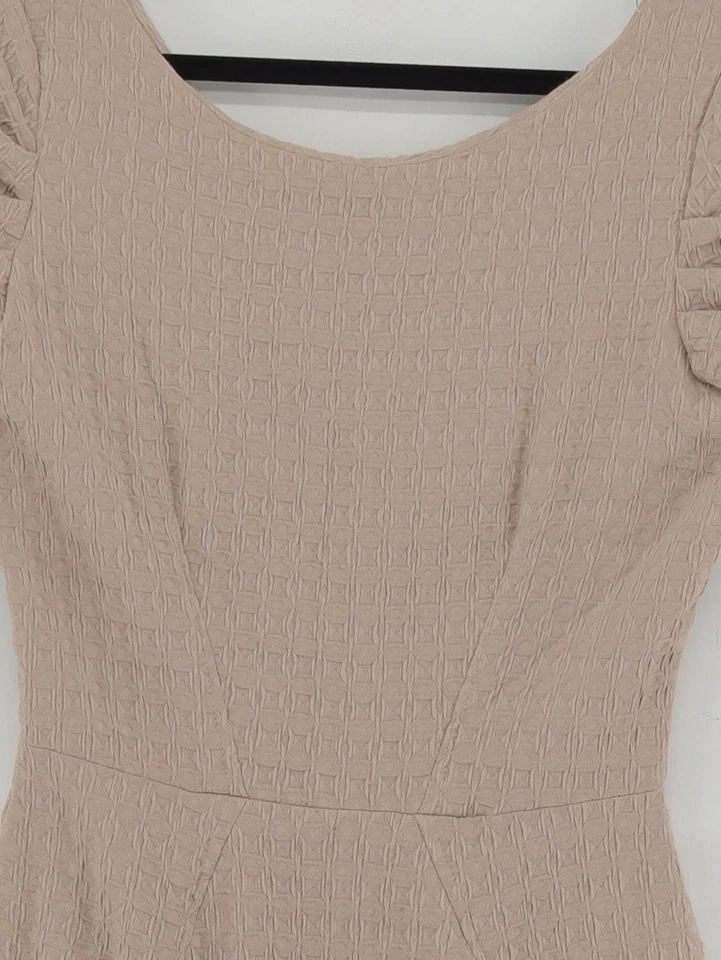 Vestido midi ceñido al cuerpo Closet UK12 en marrón Foto 3 de 4