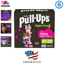 Girls' Nighttime Potty Training Pants, Training Underwear, 2T-3T 16-34 lbs, 6...