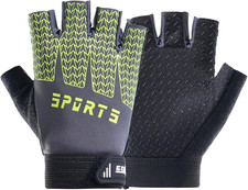 Girls Fingerless Bike Gloves, Sport Gloves for 4-10 Year Girls Monkey Bars Rock