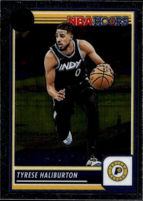 2023-24 Hoops Premium Stock #201 Tyrese Haliburton
