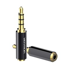 3.5mm Male to 2.5mm Female Audio Adapter, Gold Plated, Stereo/Mono 2 Pack 