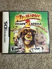 Madagascar: Escape 2 Africa (Nintendo DS, 2008) Game In Original Case