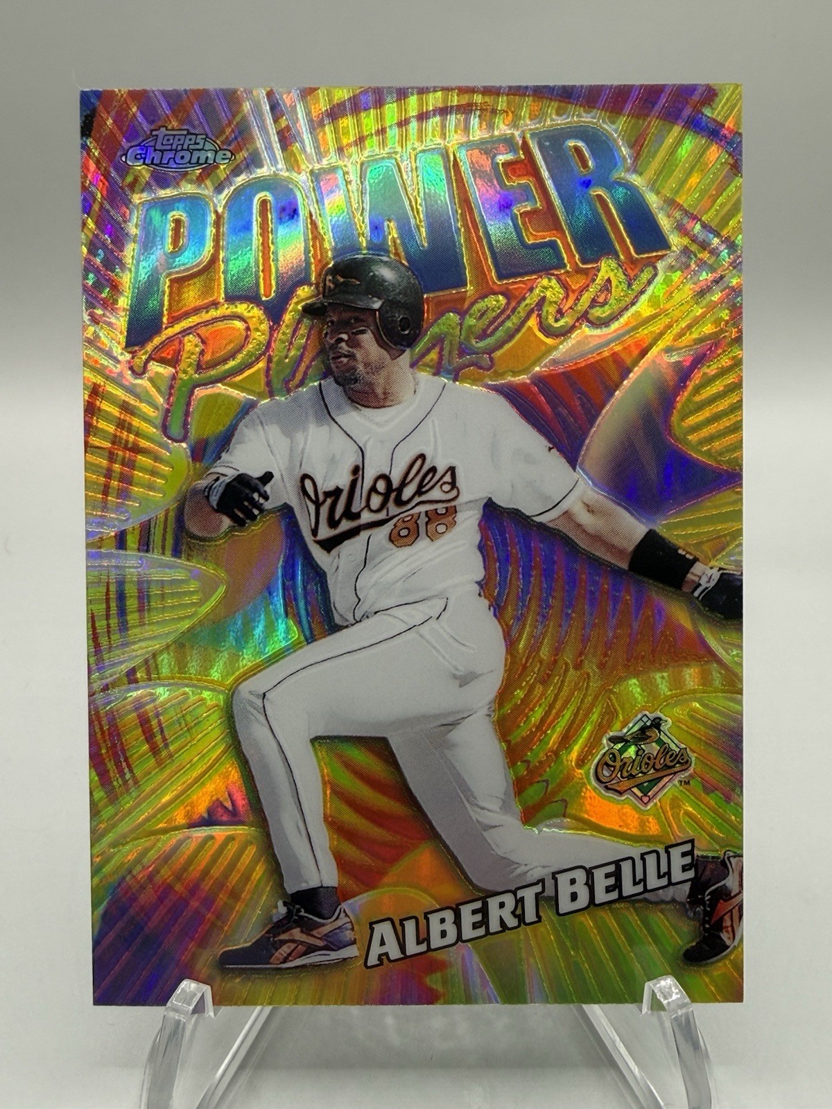 2000 Topps Chrome ALBERT BELLE Power Players Refractor #P12