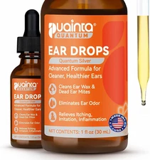 Dog Ear Cleaner, Natural Dog Ear Drops and Infection Treatment, Quantum Silver D