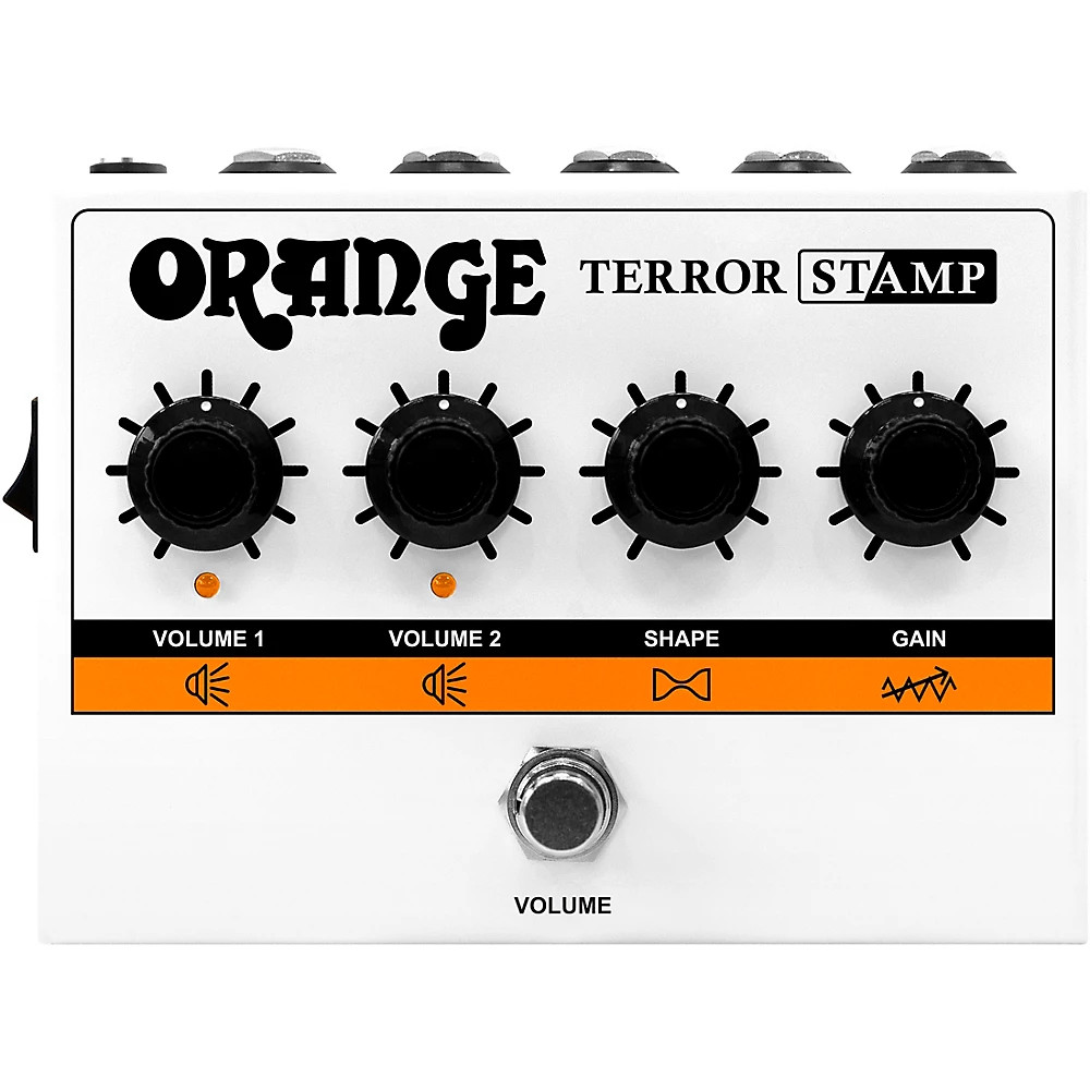 Orange Amplifiers Terror Stamp 20W Tube Hybrid Pedal Amp Head Белый