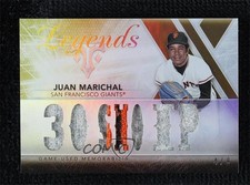 2015 Topps Triple Threads Relics Legends Gold 4/9 Juan Marichal #TTRL-JM HOF 0b0