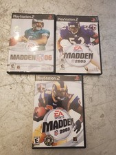Playstation 2 MADDEN FOOTBALL 2003, 2005 & 06 CIB Video Game 