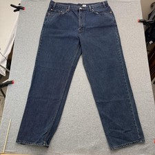 Vintage Levis 550 Jeans Mens 40x32 Blue Relaxed Fit Tapered Leg Red Tab 00s
