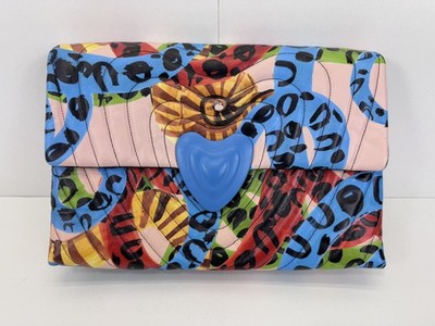 Vintage Designer Escada Heart Bag Handbag Heart Bag Fashion Couture X9885