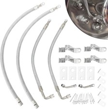 Dually Valve Stem Extenders Kit,Double Tires Air Inflation Kit Fits 16" to...