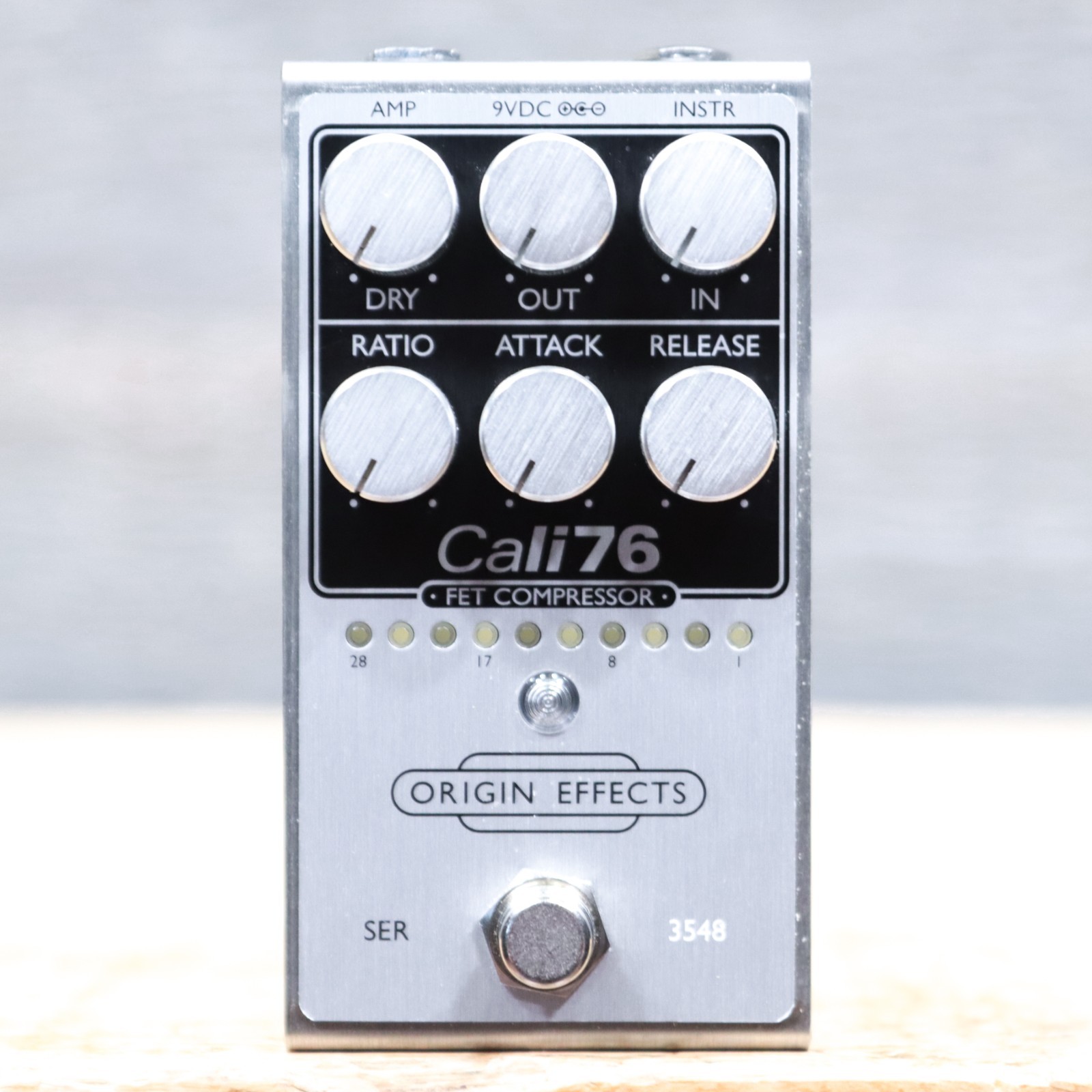 Origin Effects Cali76 FET Compressor Analog FET Compression Effect Pedal w/Box