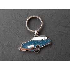 Porte-clés profil Citroen DS, DS21 DS23 DS20 D Super Spécial ID19 ID20 ID (ble