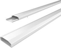 Kabelkanal Selbstklebend Pvc 100Cm 6Cm 2Cm Weiß FüR Kabelverlegung Schrauben