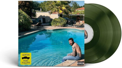Post Malone Austin Double Vinyl Lp Bunt Grün Neu und Versiegelt