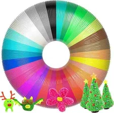 3D PCL Pen Filament, 1.75Mm 3D Printing Pen Refills, 30 Colors Filament Refills