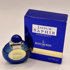 JAIPUR Saphir  Mini By Boucheron Paris 5ml/0.17oz EDT  Splash Women, New  In Box