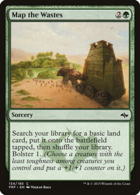 4x Map the Wastes - NM - Fate Reforged - SPARROW MAGIC