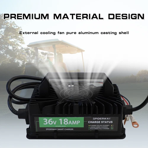 For EZGO Club Car Golf Cart 36Volt 18Amp Battery Charger O Ring Terminal Type - Picture 9 of 11