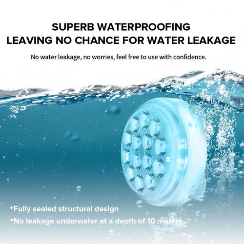 1/2 Pack Rechargeable Submersible LED Pool Lights Wireless Remote Dimmable IP68 - Picture 2 of 22
