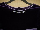 Jona Michelle Girls Long Sleeve Purple Floral Tulle Dress Size 8 — photo 2