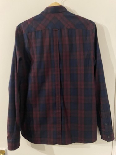 Fred Perry Tartan Long Sleeved Button Shirt Medium Brand New With Tags - Picture 14 of 22