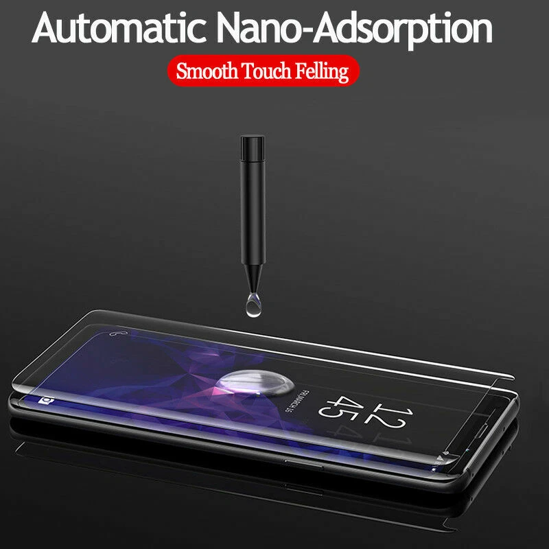 (2 упаковки) жидкая защита экрана для Samsung galaxy полный УФ клей закаленное стекло - Изображение 3 из 4