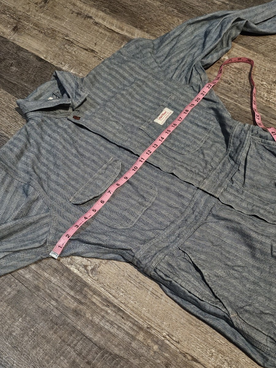 Vintage POWER HOUSE Montgomery Wards Overalls Coveralls Blue | eBay