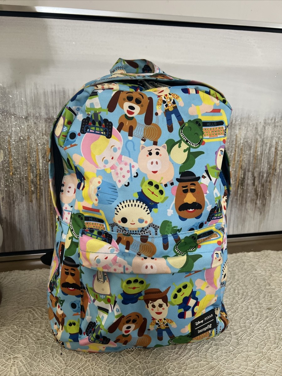 Disney Loungefly Full Size Toy Story Backpack For Parks Trip And School Disney Parks Pixar Toy Story Loungefly Backpack AOP All Over  main image 2