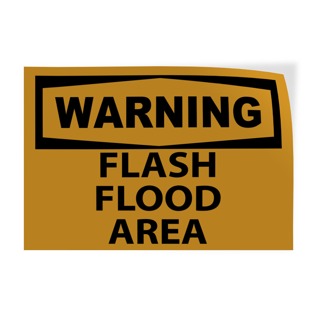 Flood Zone Warning Sign