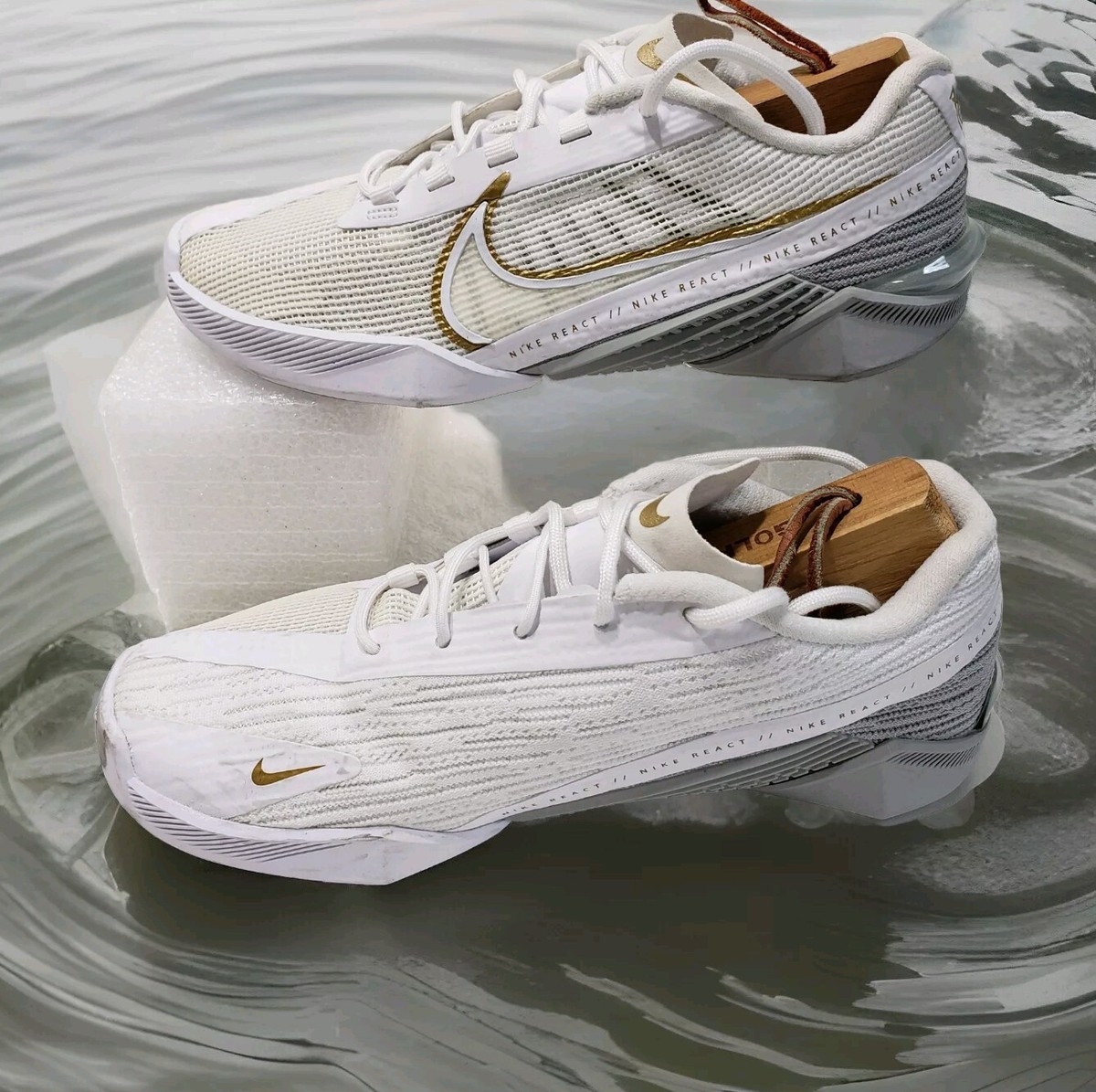 Nike React Metcon Turbo Womens 7.5 White Athletic Training Shoes CT1249-100  | eBay