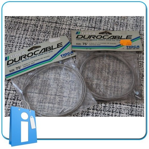 2 Einheiten - Kabel Bremse Cantilever Tioga Durocable 2.0mm - Bild 1 von 8