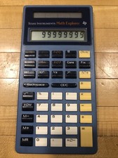 Texas Instruments Math Explorer Calculator T-0792 NO COVER WORKS FREE S H