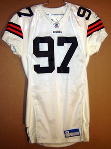 cleveland browns game worn jersey