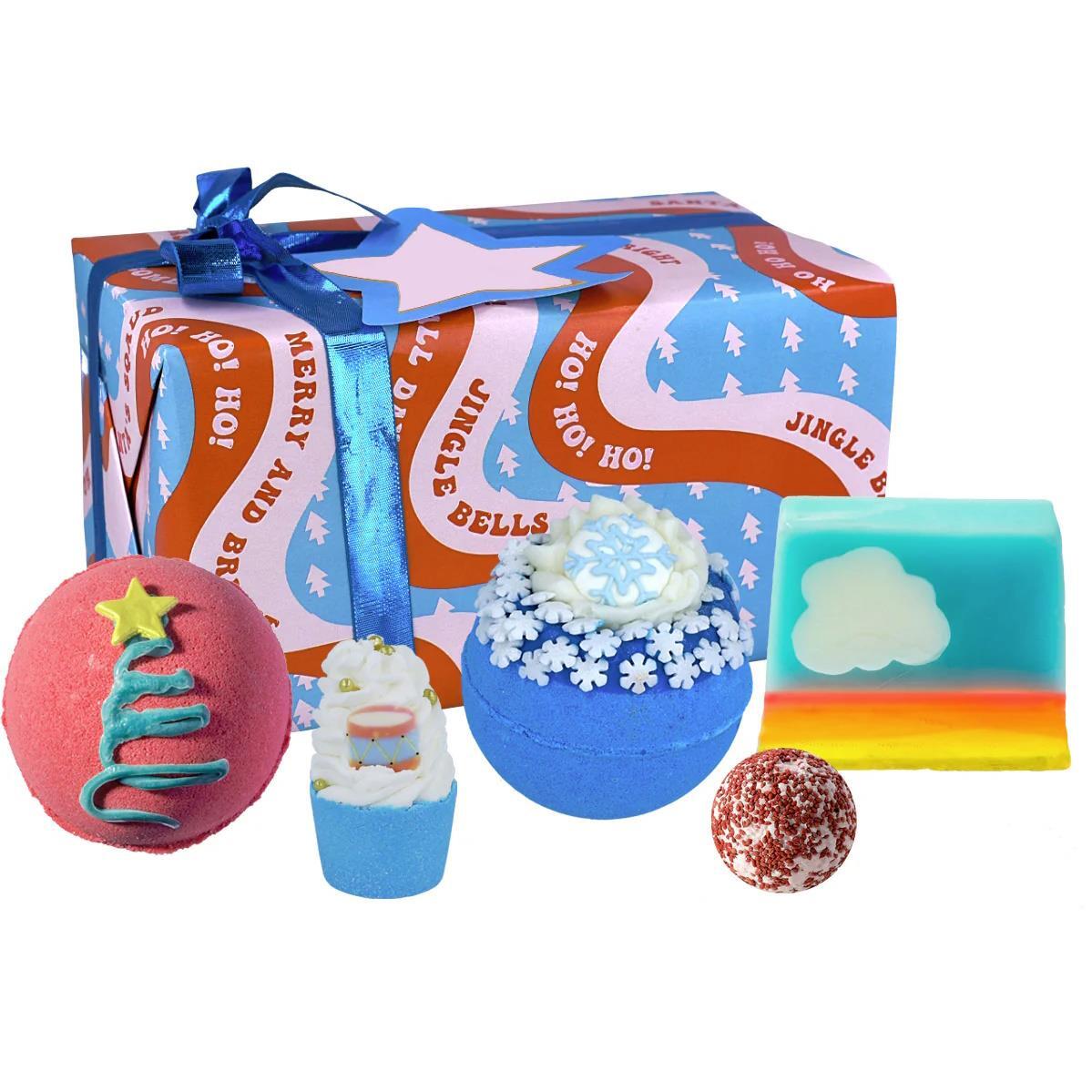 Christmas Bath Set Bomb Cosmetics Sleigh Day Gift Bombs Blaster Soap Handmade