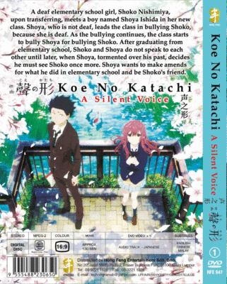 A SILENT VOICE The Movie DVD ANIME English Subtitle Region All | eBay