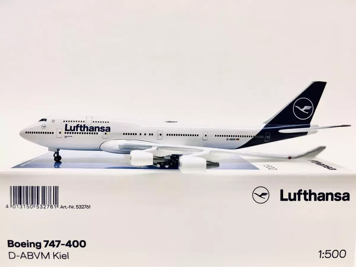 Herpa Wings Lufthansa Boeing 747-400 Kiel 1:500 D-ABVM 532761