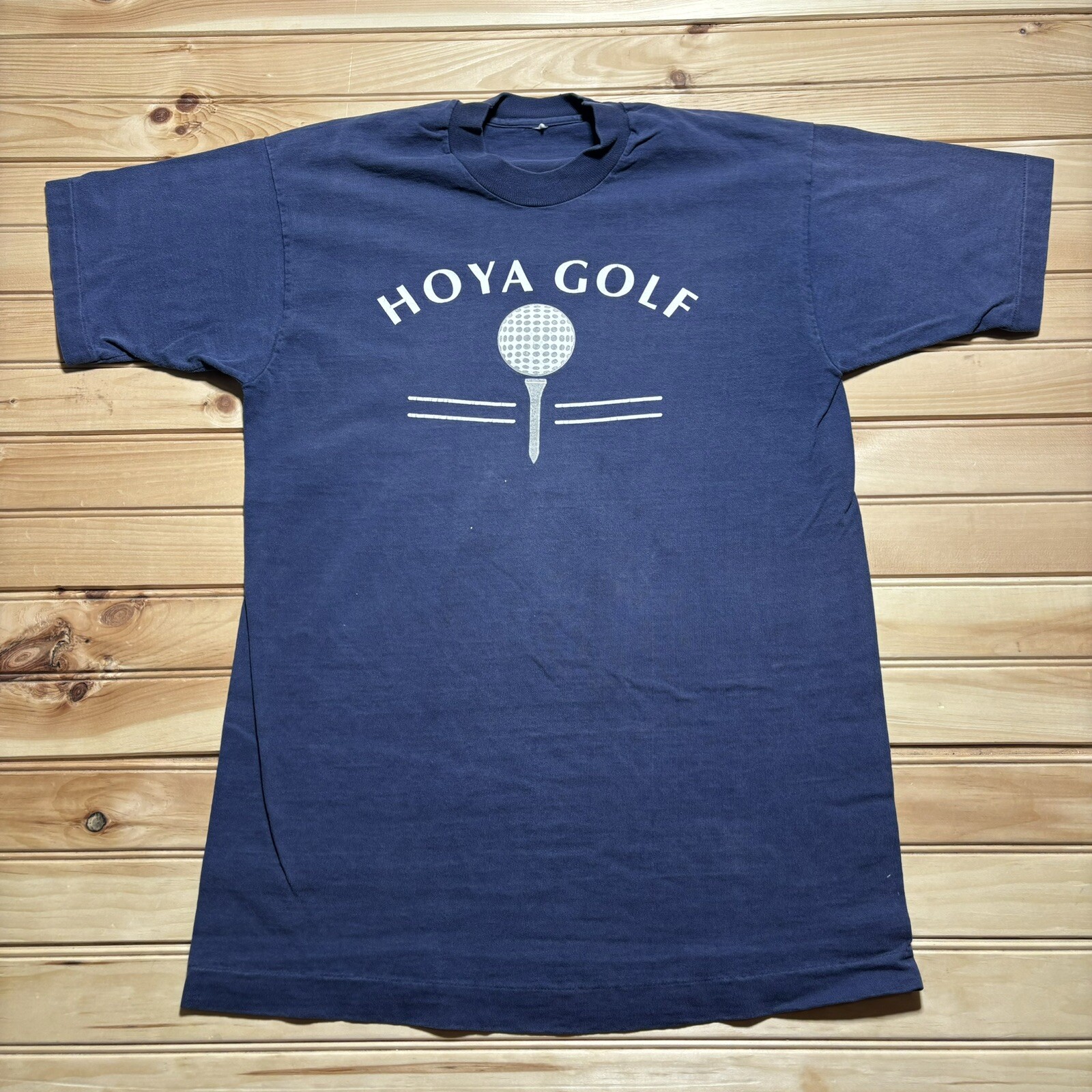 Vintage 90s University Of Georgetown Hoya Golf Team Single Stitch Shirt - S/M