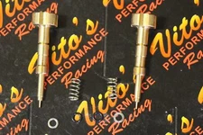 Vito's Yamaha Raptor 660 adjustable fuel air mixture screws UPGRADED BRASS 01-05