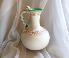 Antiker Minton Parian Ewer mit Doppelbandgrif...