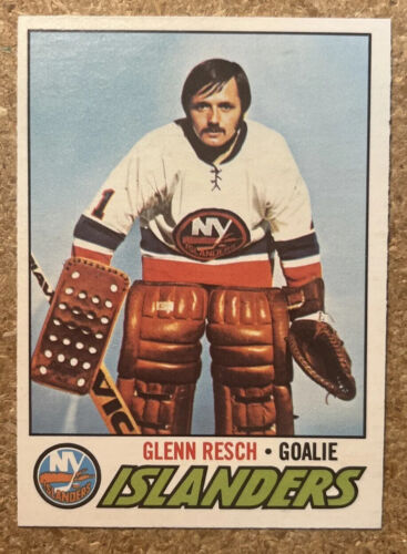 1977-78 O-Pee-Chee OPC Glenn Resch #50 New York Islanders - Afbeelding 1 van 2