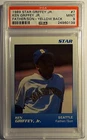 1989 STAR KEN GRIFFEY JR #7 ROOKIE FATHER SON YELLOW BACK PSA 9 POP 28 (505)