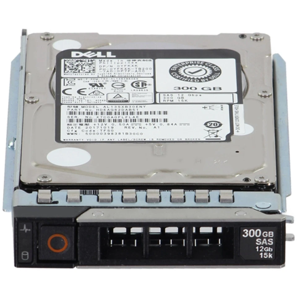 0YFKXK YFKXK Dell 300GB 15K 12Gbps SAS 2.5'' HDD Hard Drive 14/15/16G KIT - Image 3 of 4