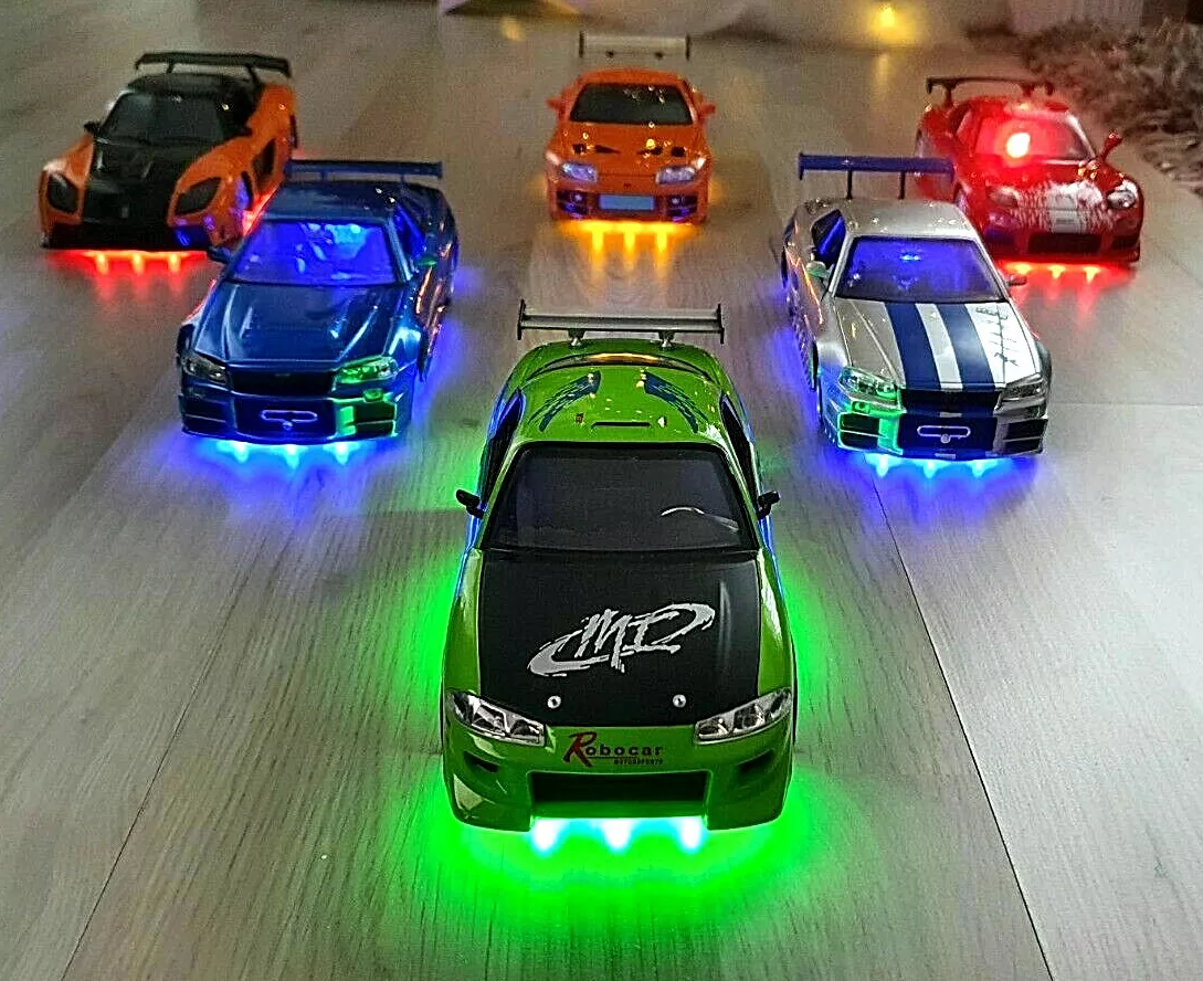 Unterbodenbeleuchtung für Modellautos LED Licht 1:18 1:24 1:10 Tuning 7  Farben